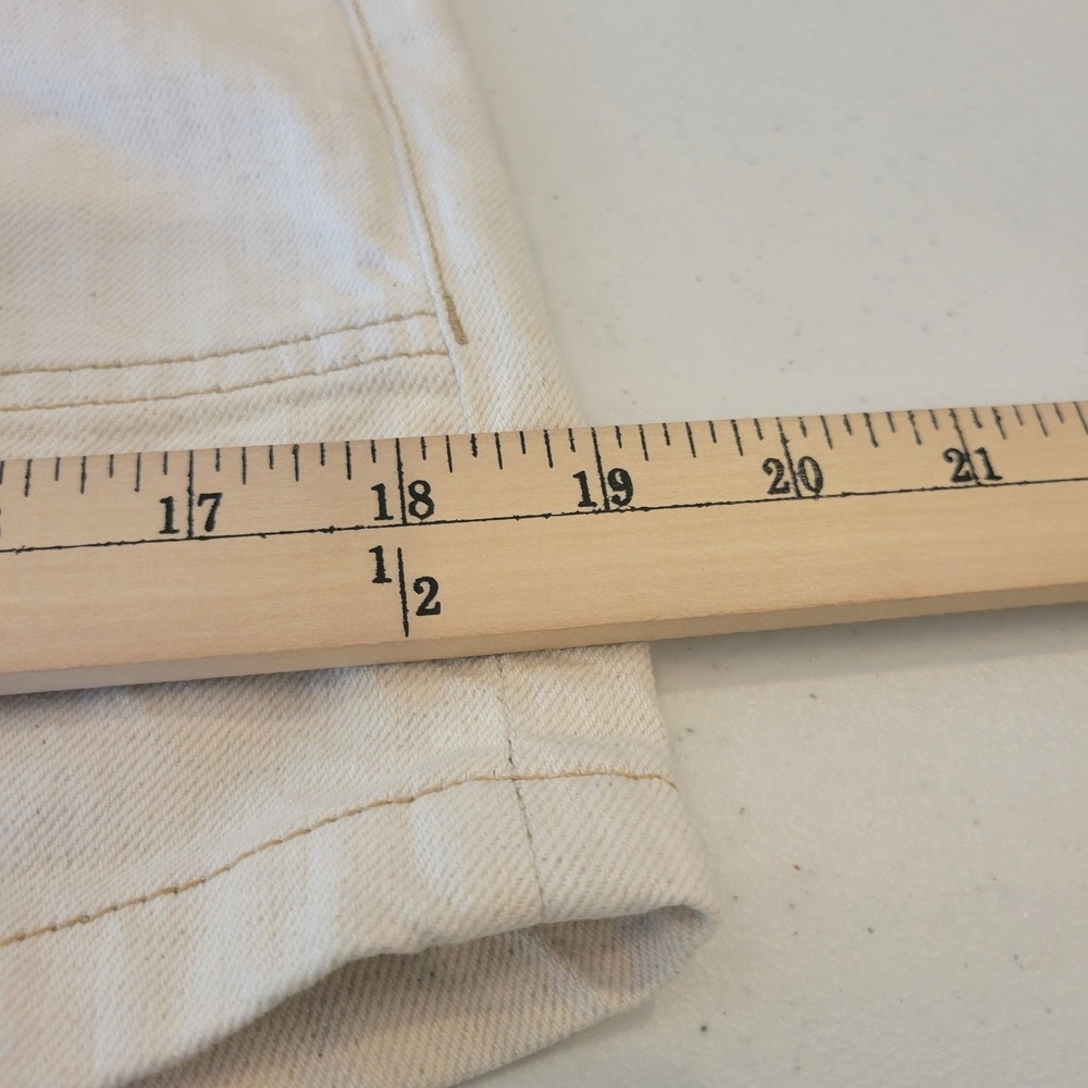 Free People Skirt Womens 2 Beige Cream Paperbag Waist Pockets Boho Belted Mini - Picture 13 of 16